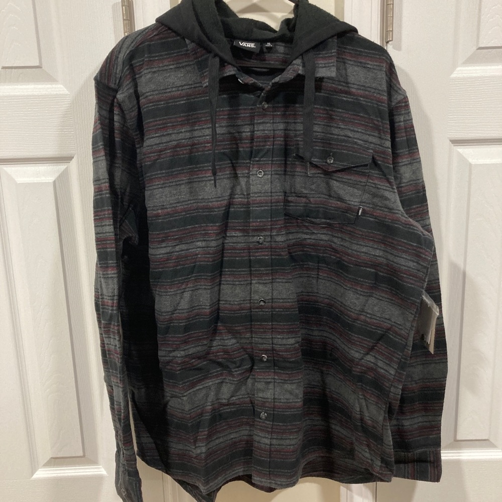 Vans Hooded Button Down Shirt
